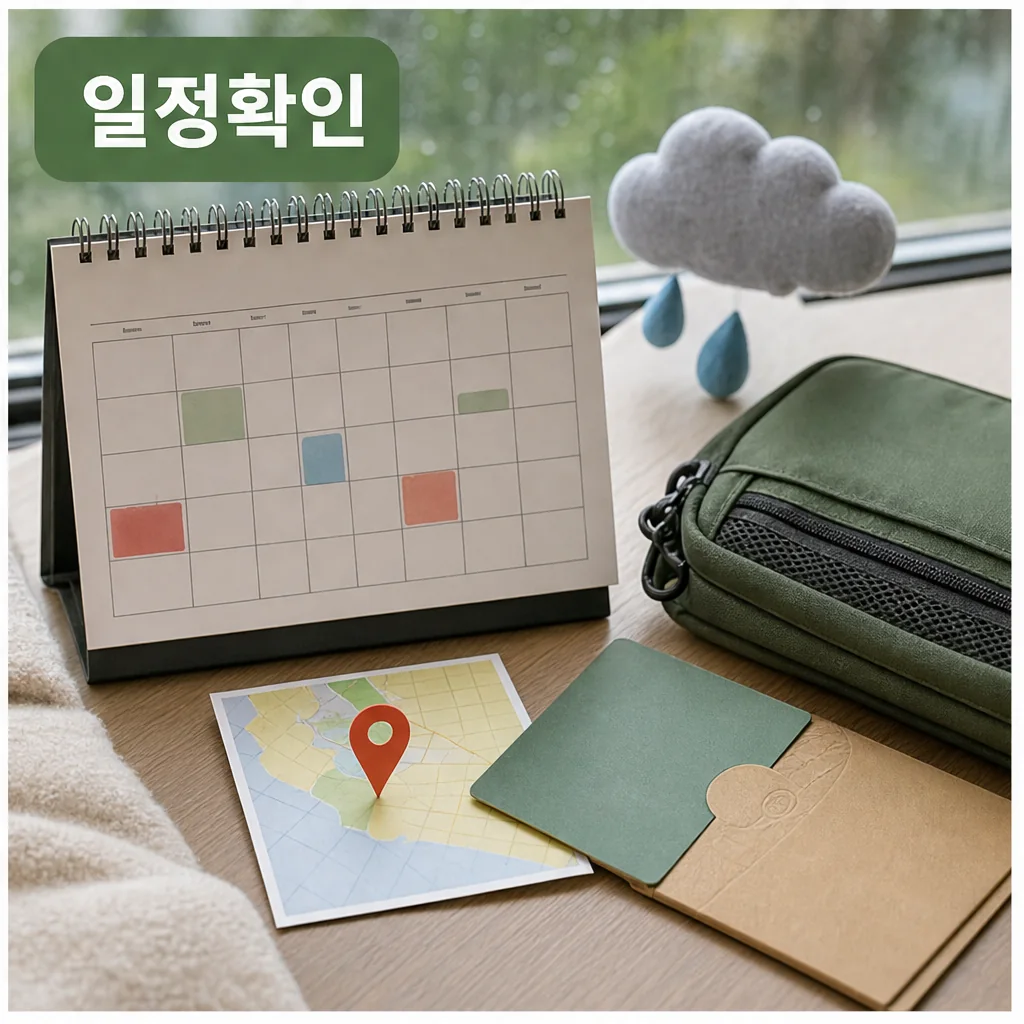 나트랑 우기 일정과 장소 확인 이미지