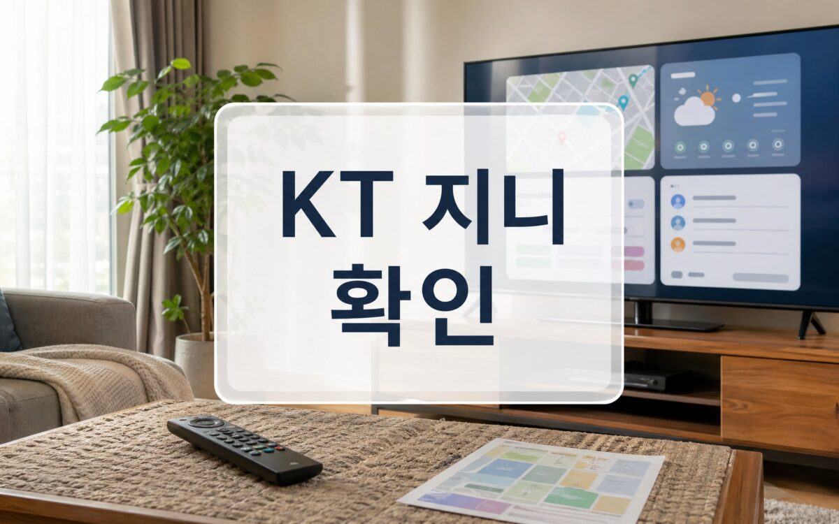 KT, ‘지니 TV 우리동네’ 출시…지역기반 생활정보 서비스 제공 핵심 요약과 확인사항
