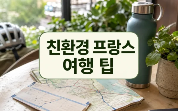 자연을 보호하는 친환경 프랑스 여행 팁 TOP 8 주의사항과 확인 포인트