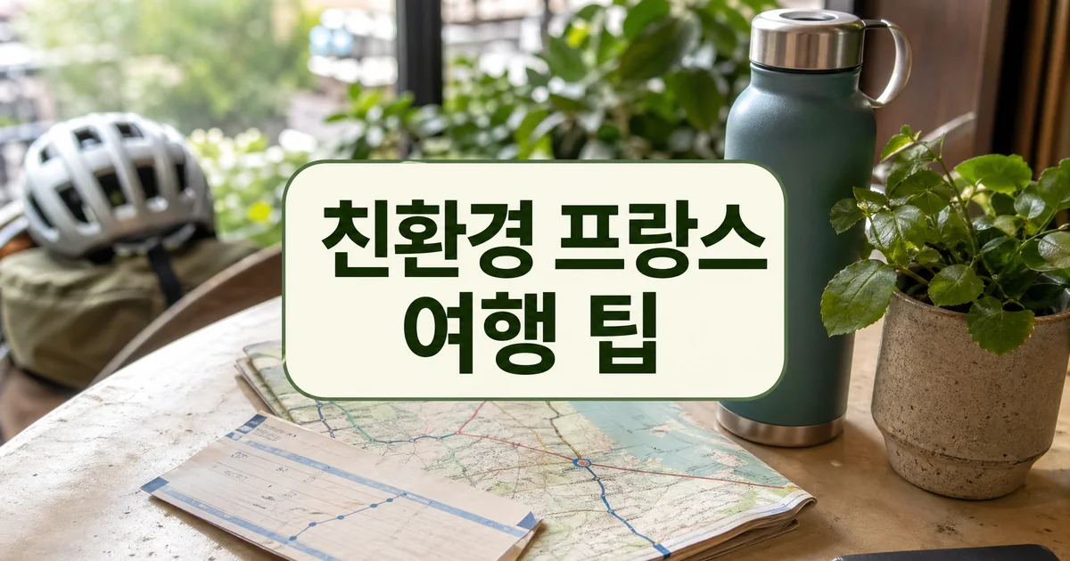 친환경 프랑스 여행 팁 TOP 8 주의사항과 확인 포인트 대표 이미지