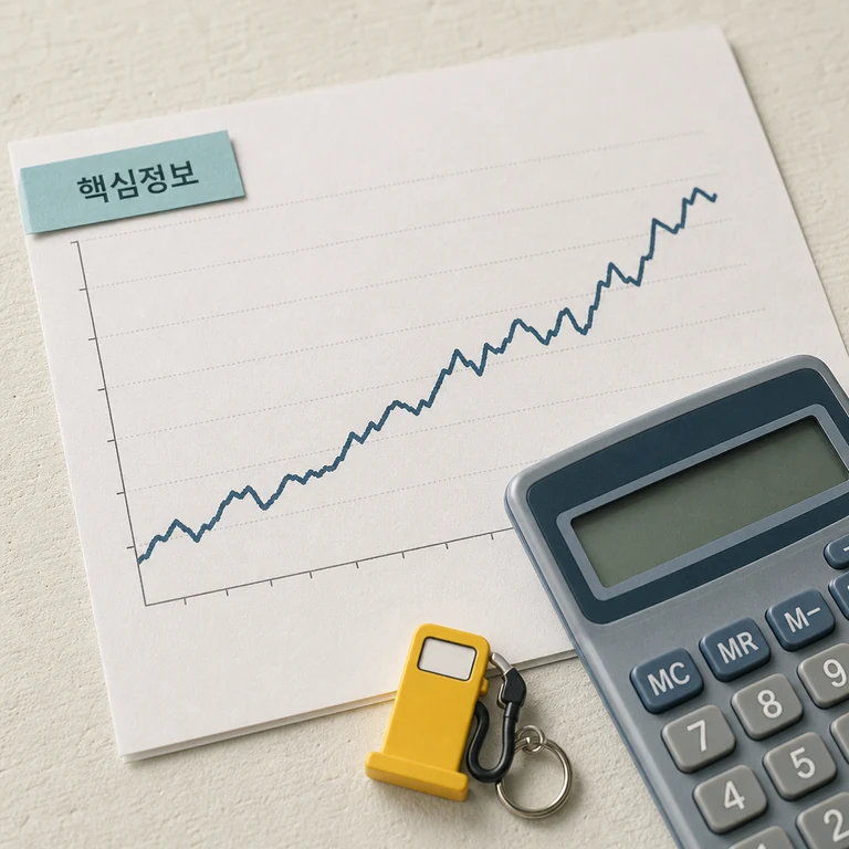 KDI 국제유가 상승 핵심정보 확인 이미지