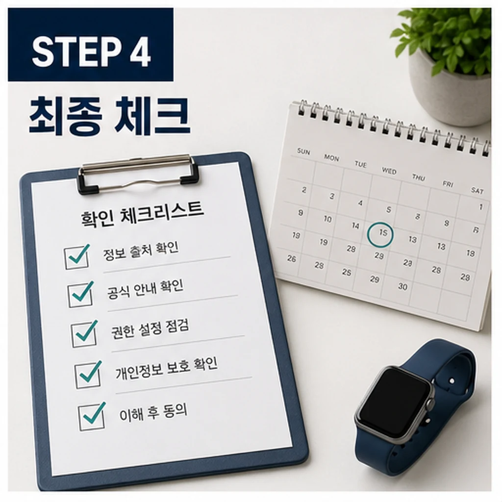 디지털 헬스케어 공식 출처와 최종 체크리스트 이미지