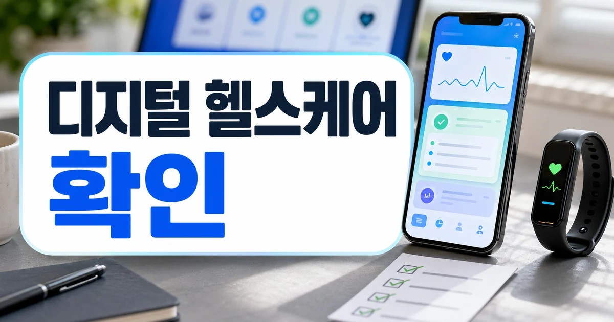 디지털 헬스케어 확인 스마트폰 웨어러블 썸네일