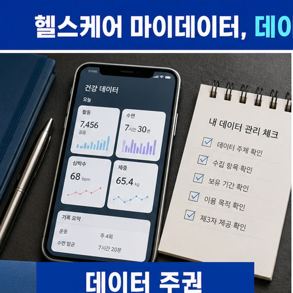 ‘헬스케어 마이데이터’, 데이터 주권과 보안 강화 필요 핵심 요약과 확인사항 데이터 주권 이미지
