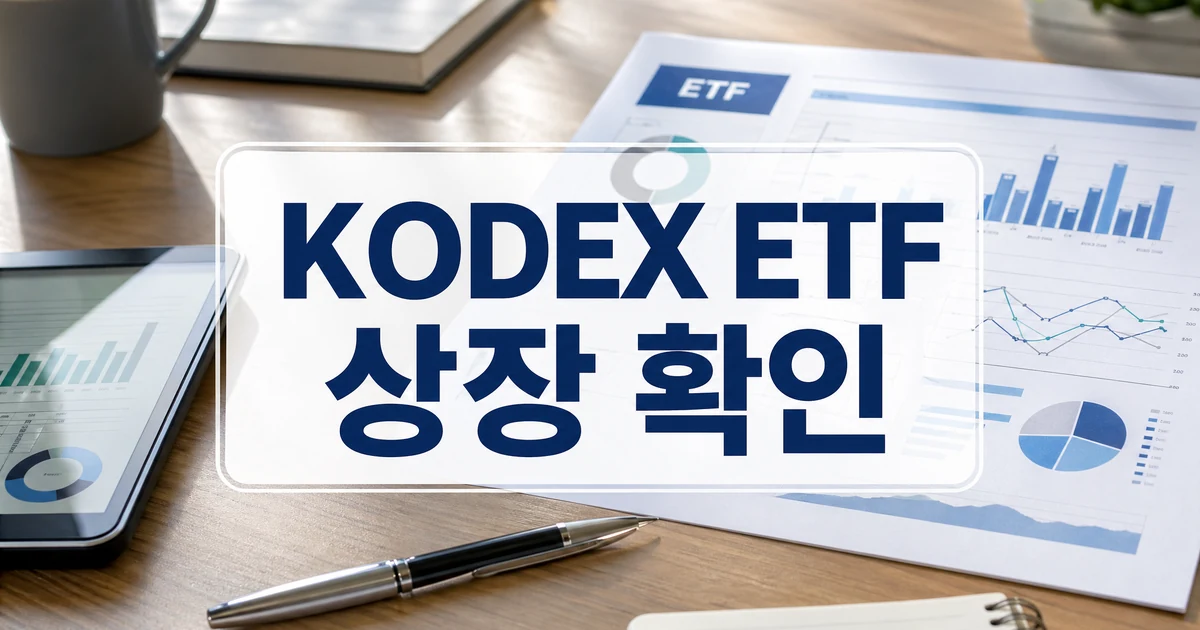 KODEX 주주환원고배당주 ETF 상장 확인 체크포인트 대표 이미지