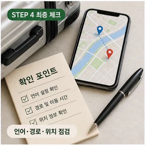 "한국여행 편하게"...네이버 지도, 영·중·일 언어로 지원 주의사항과 확인 포인트 본문 이미지 4 - 최종 체크