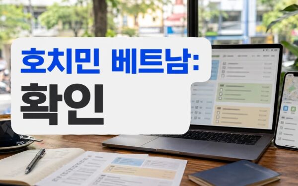호치민, 베트남:디지털 노마드, 한달 살기, 워케이션팁 주의사항과 확인 포인트