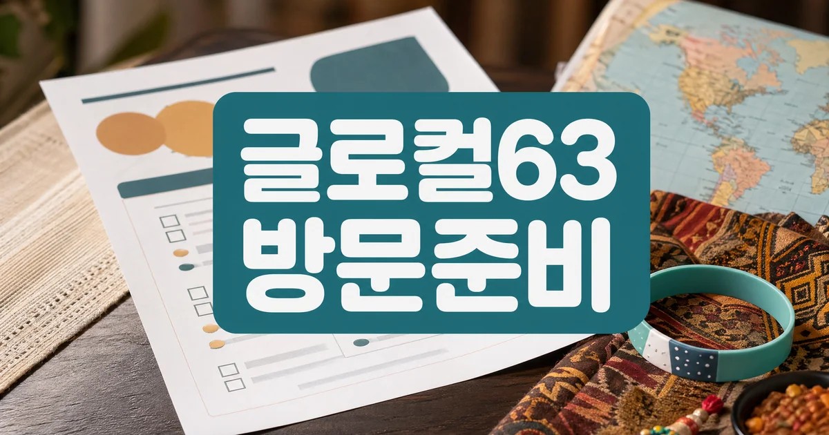 음성에서 즐기는 세계여행, 글로컬63 컬쳐쇼 모집 시작 방문 전 준비 가이드 대표 썸네일 이미지