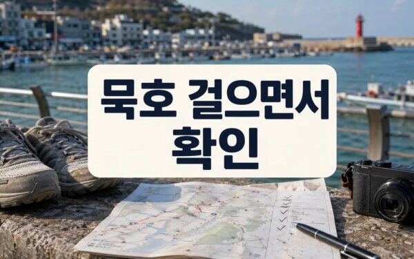 묵호, 걸으면서 즐기는 항구 소도시 여행 방문 전 준비 가이드