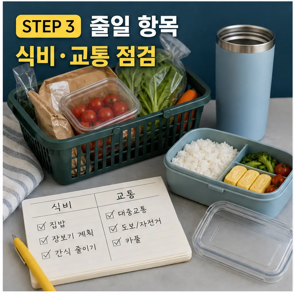 MZ 자린고비 식비 교통비 줄일 항목 점검 이미지