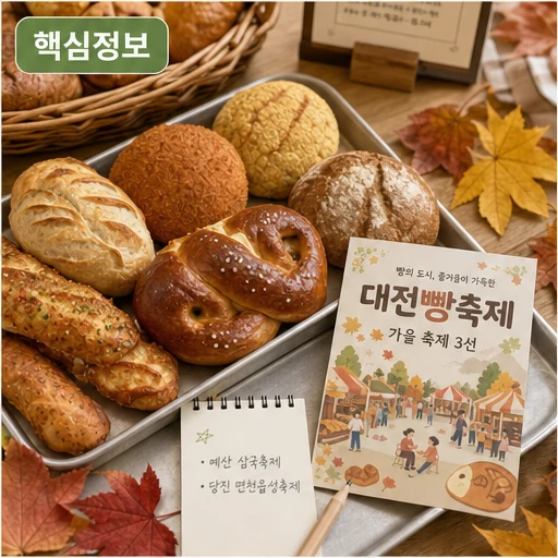 성심당 대전빵축제와 대전 충남 가을 축제 핵심정보 안내 이미지