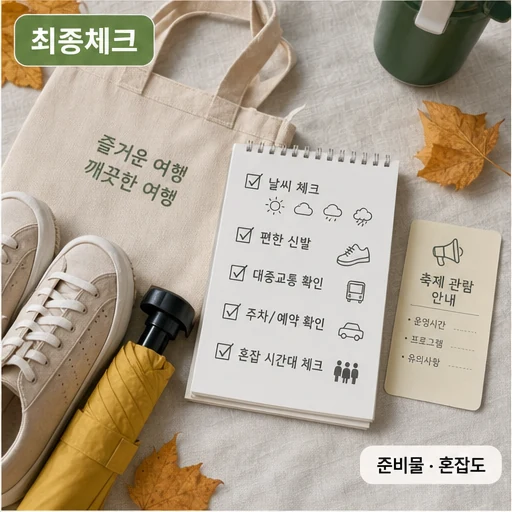 대전빵축제와 충남 축제 방문 전 혼잡도 준비물 최종체크 이미지