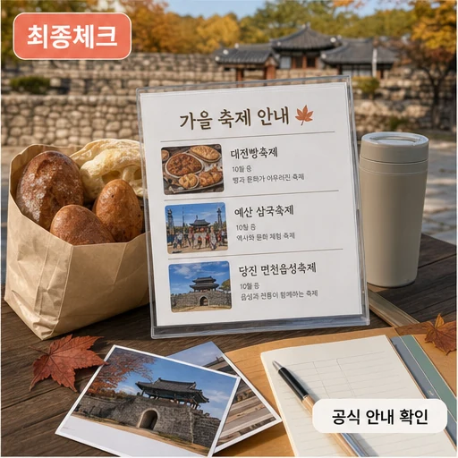 대전 충남 가을 축제 공식 안내와 체크리스트 최종 확인 이미지
