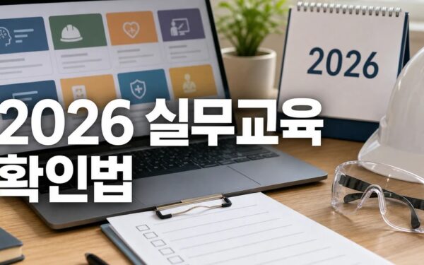 2026 재직자 실무교육, AI·보건안전 과정 확인법