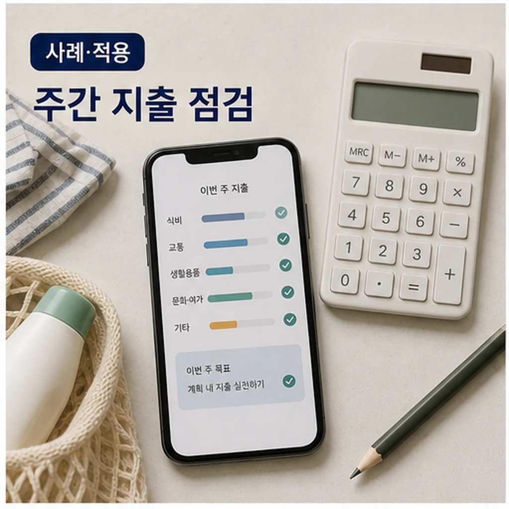 “요노(Yo, No)” 시대 “요예스(Yo, Yes)” 되기 초보자를 위한 정리 본문 이미지 3 - 사례·적용 주간 지출 점검