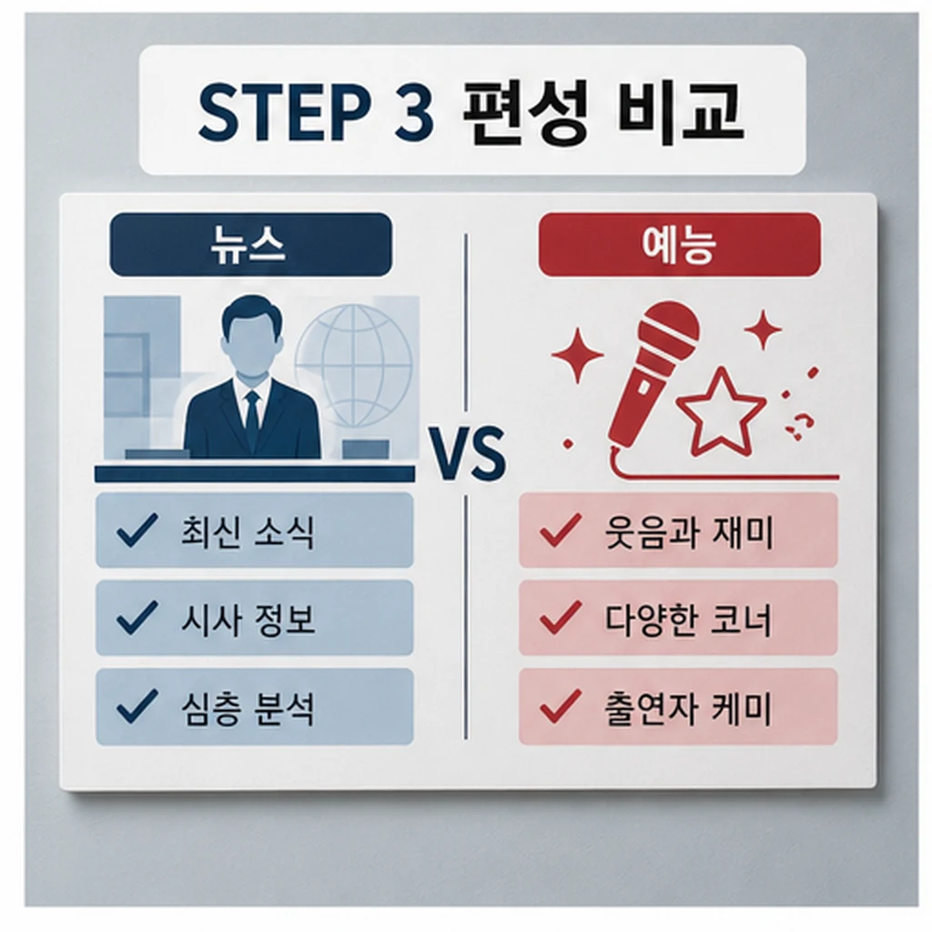 YTN2 채널 편성 비교와 핵심 요약 이미지