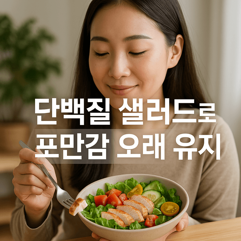 단백질 샐러드 조합으로 포만감을 오래 유지하는 법 | 건강한 식사 꿀팁 대공개!