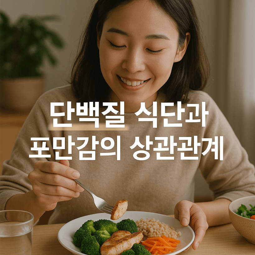 단백질 식단과 포만감의 놀라운 과학적 상관관계