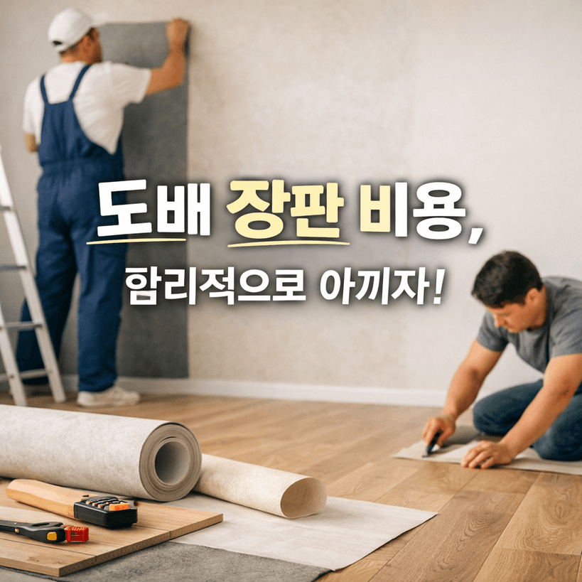 도배 장판 비용 총정리 2026년 최신가이드