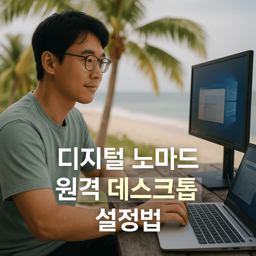 디지털 노마드 원격 데스크톱 설정법 2025년 완벽 가이드