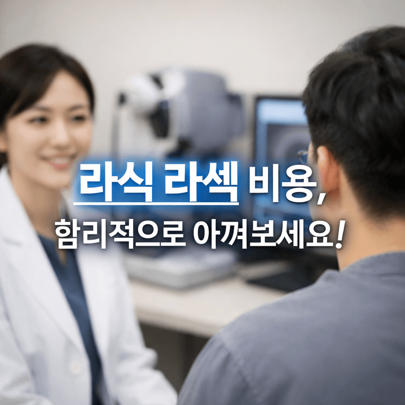 라식·라섹 비용 2026년 완전정리