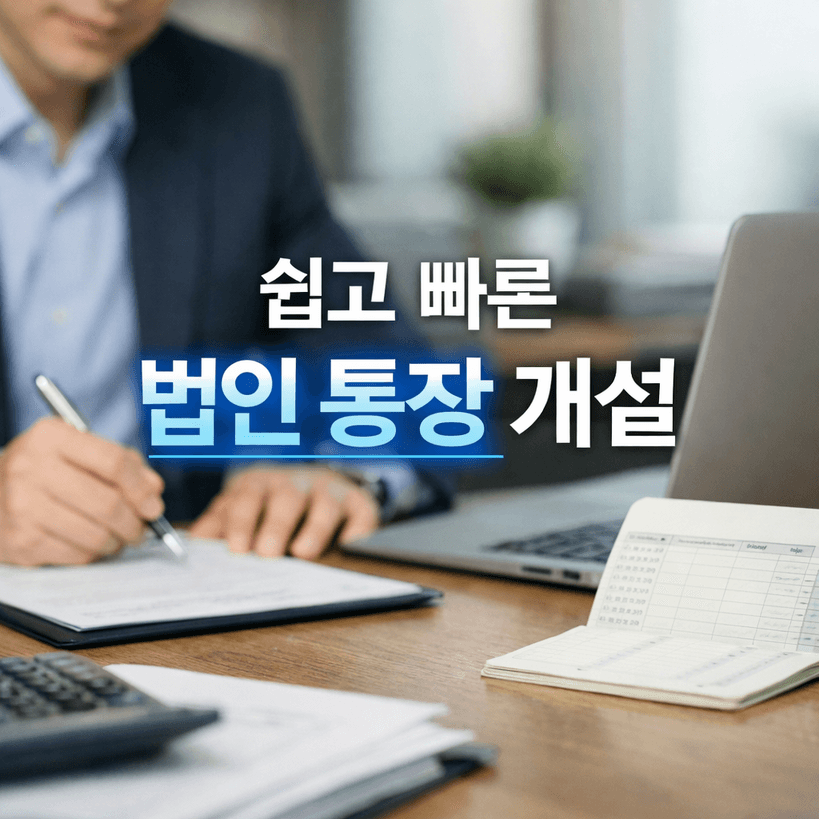 법인 통장 개설 7단계 완전정리 2026