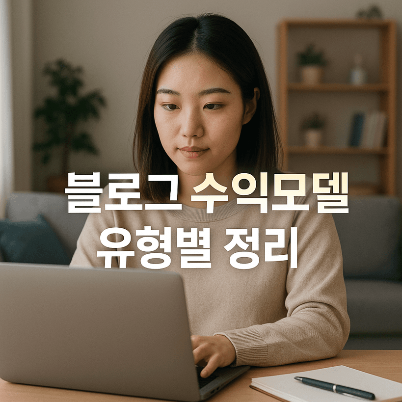 2025년 최신 블로그 수익모델 유형별 총정리