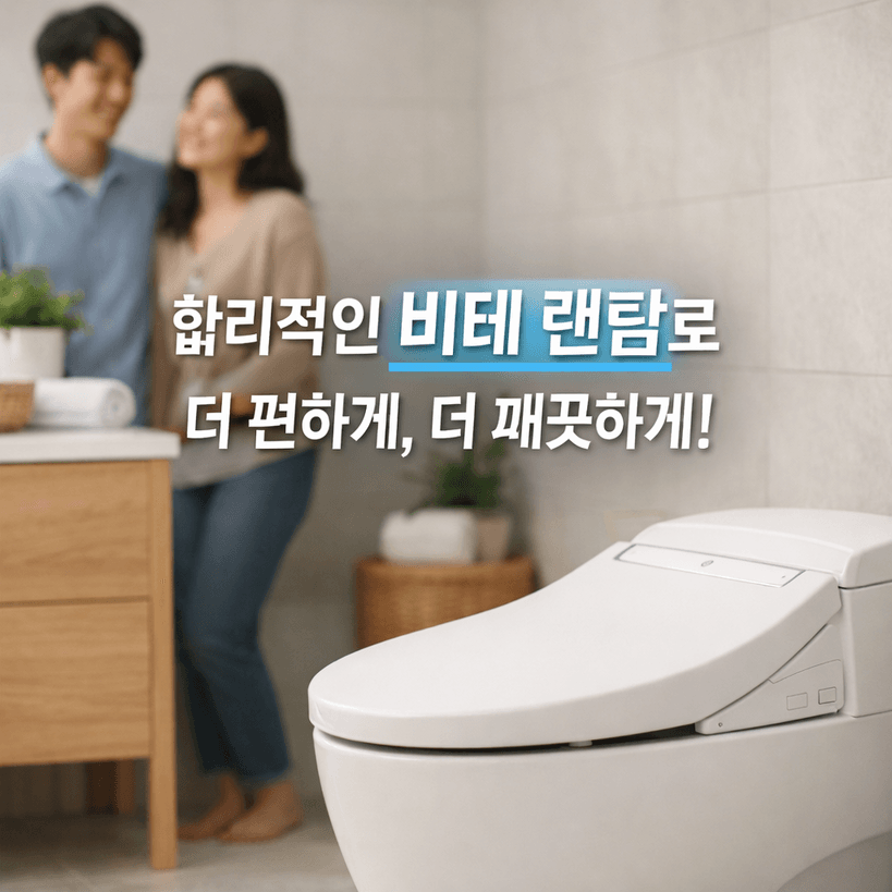 비데 렌탈 2026 가격 비교 완전 가이드