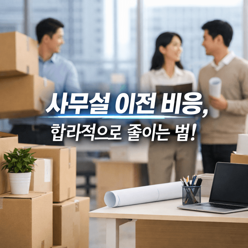 사무실 이전 비용 4억7천원 완전정리