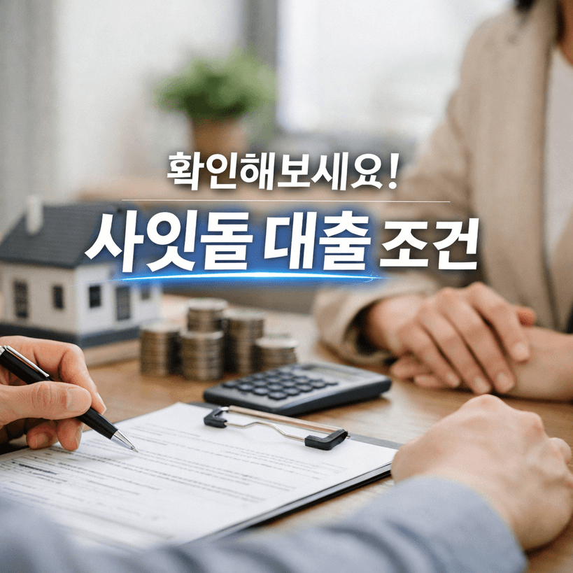 사잇돌 대출 2026 조건·한도 완벽 정리