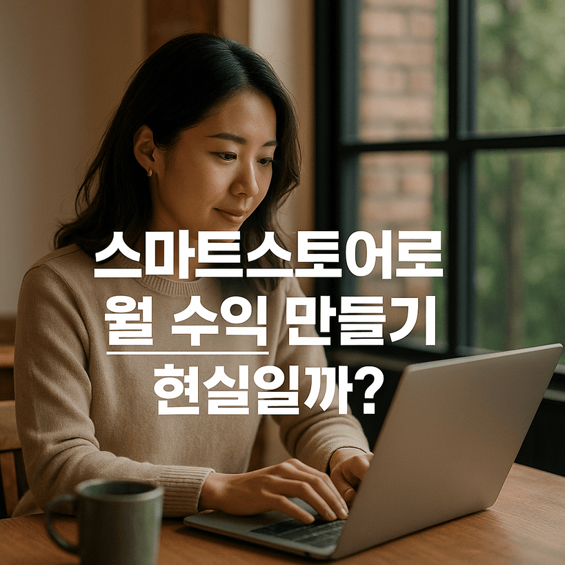 2025년 스마트스토어 월 100만원 수익, 현실 가능할까?