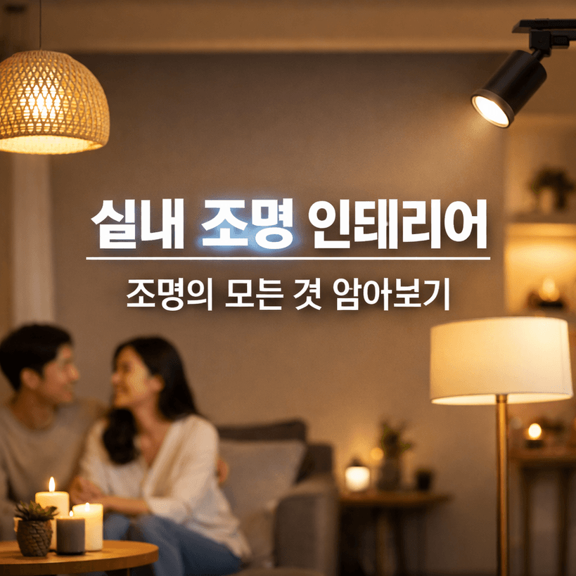 실내 조명 인테리어: 조명별 특징과 효율 완전 분석