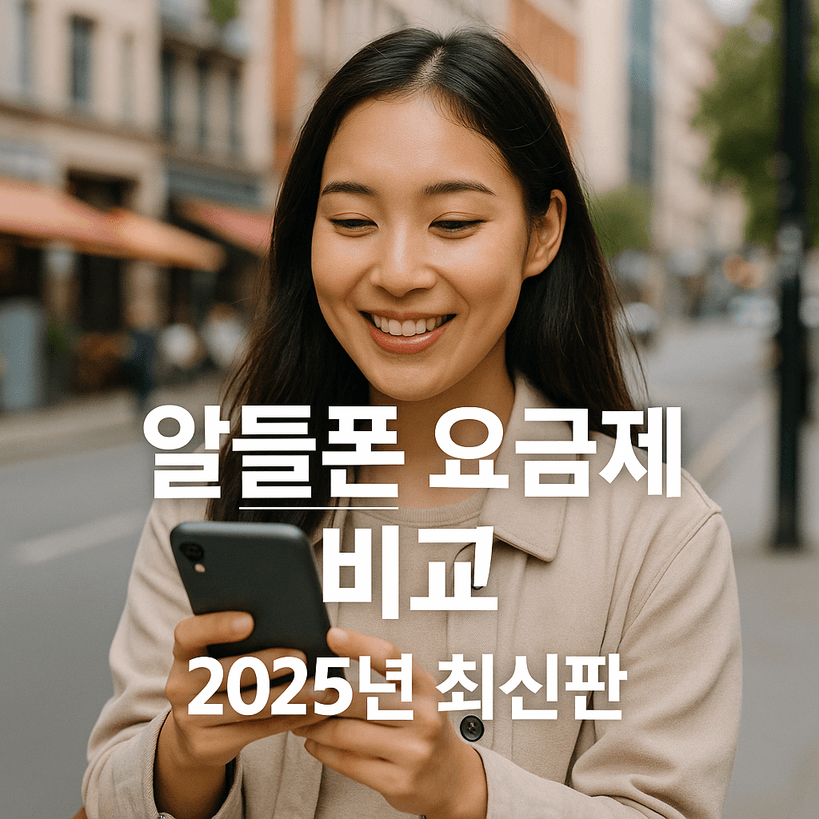 2025년 최신 알뜰폰 요금제 비교와 가성비 꿀팁 정리!