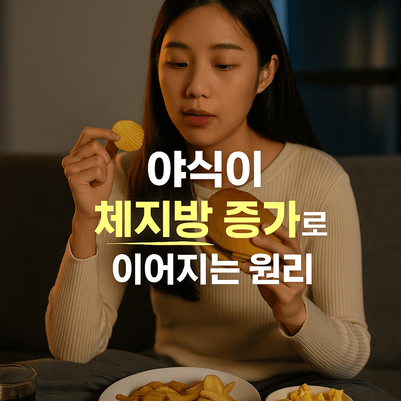 야식이 체지방 증가로 이어지는 충격적 원리 7가지