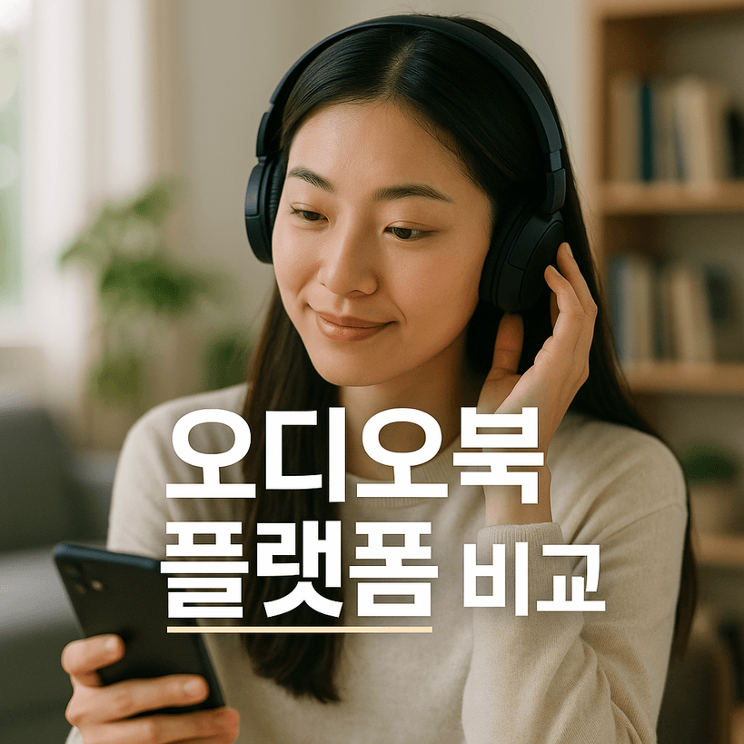 오디오북 플랫폼 비교