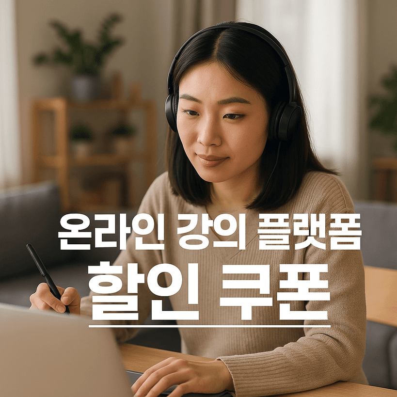 온라인 강의 플랫폼 할인 쿠폰