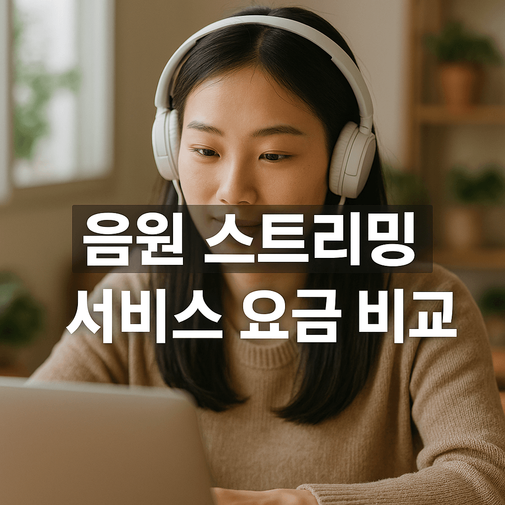 2025년 국내 음악 스트리밍 요금과 시장 점유율 완전 비교!