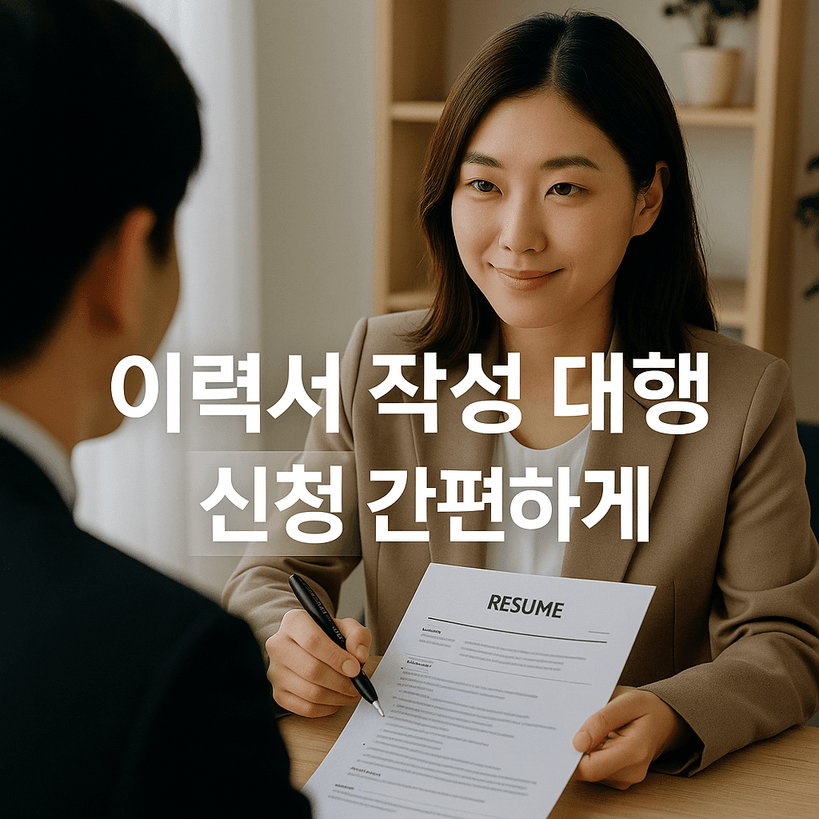 2025년 최신 AI 기반 이력서 작성 대행 서비스 완벽 가이드