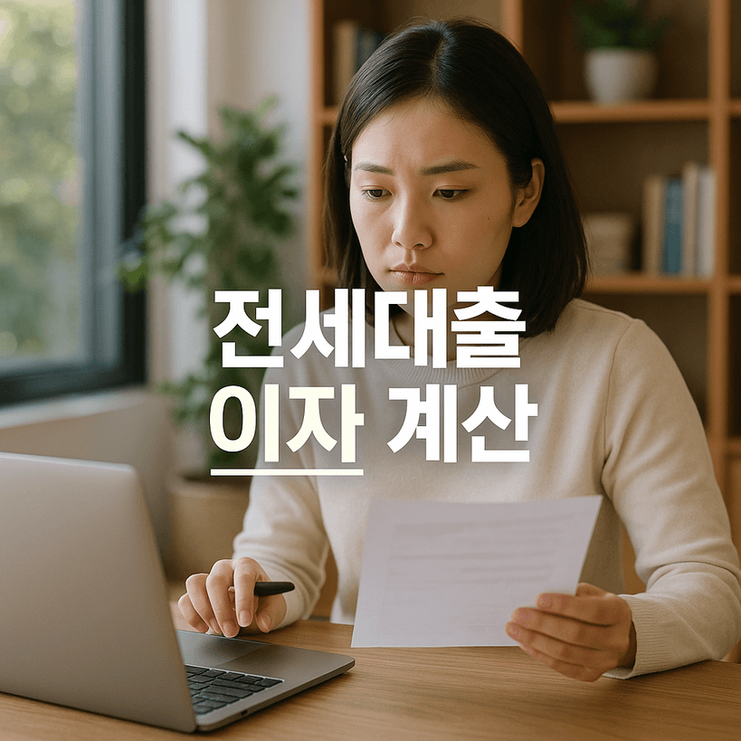 2025년 전세자금대출 이자 계산법과 절감 꿀팁, 꼭 알아야 해요!