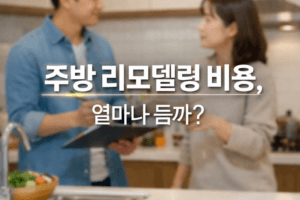 주방 리모델링 비용 총정리 2026