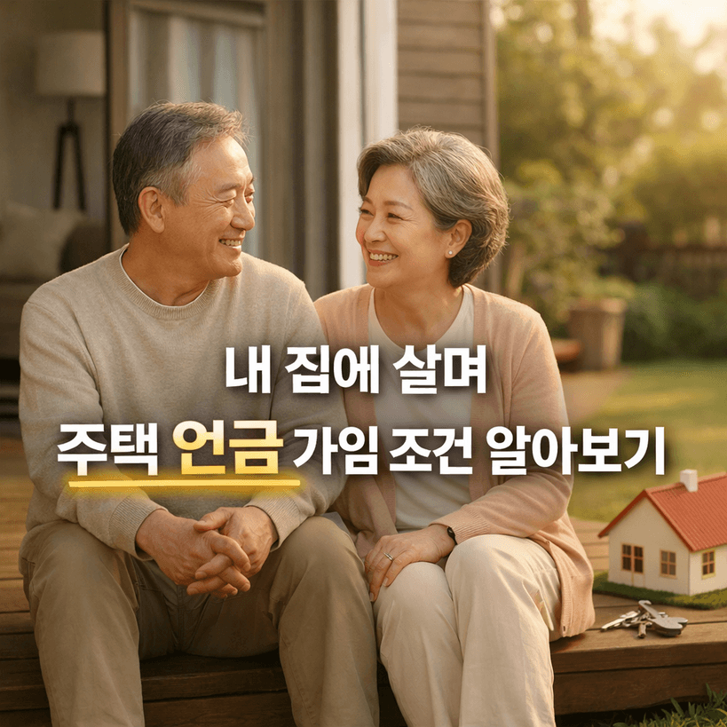 55세 이상 부부를 위한 주택연금 가입 조건과 핵심 팁