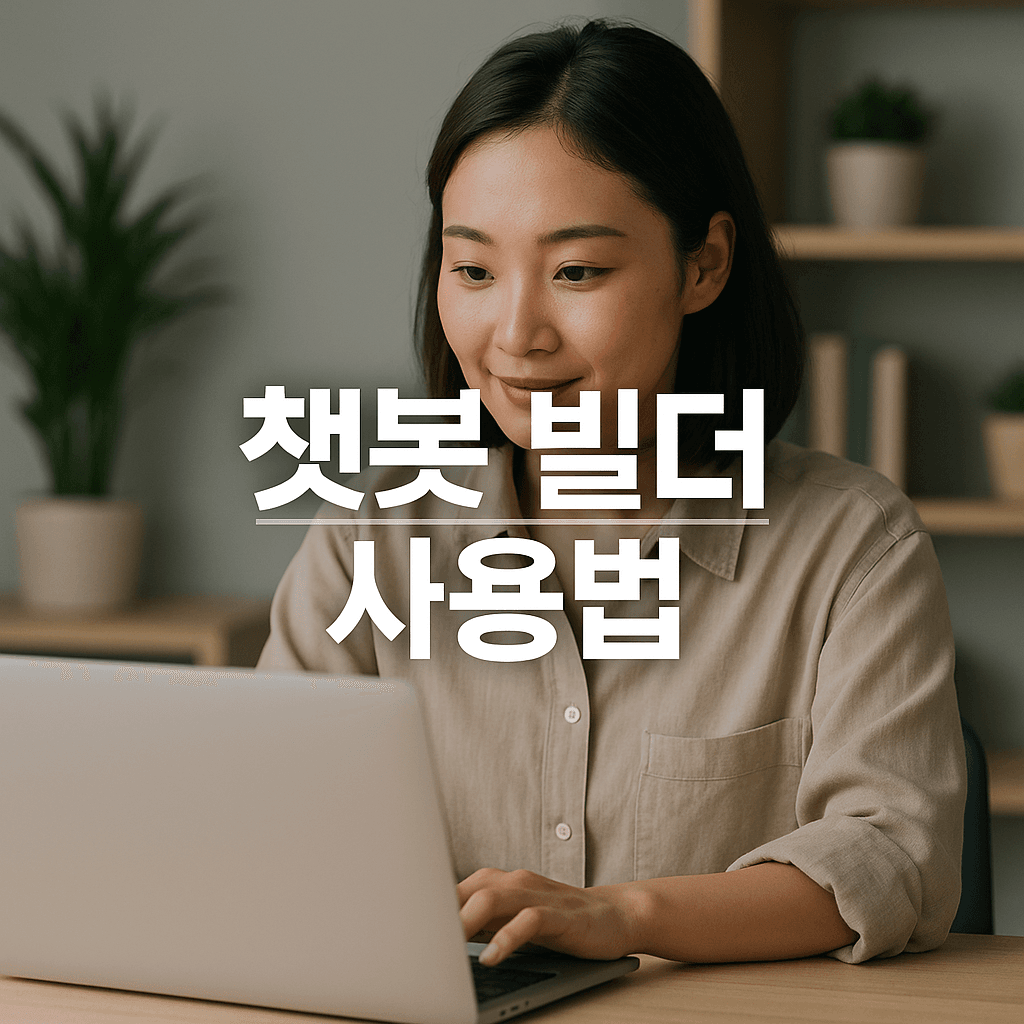 2025년 최신 챗봇 빌더 사용법 완전 정복