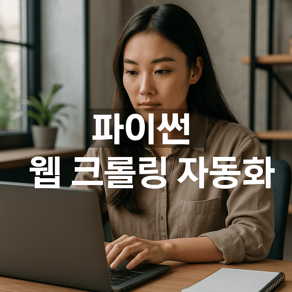 파이썬 웹 크롤링 자동화 핵심 기술 6가지 완전정복!