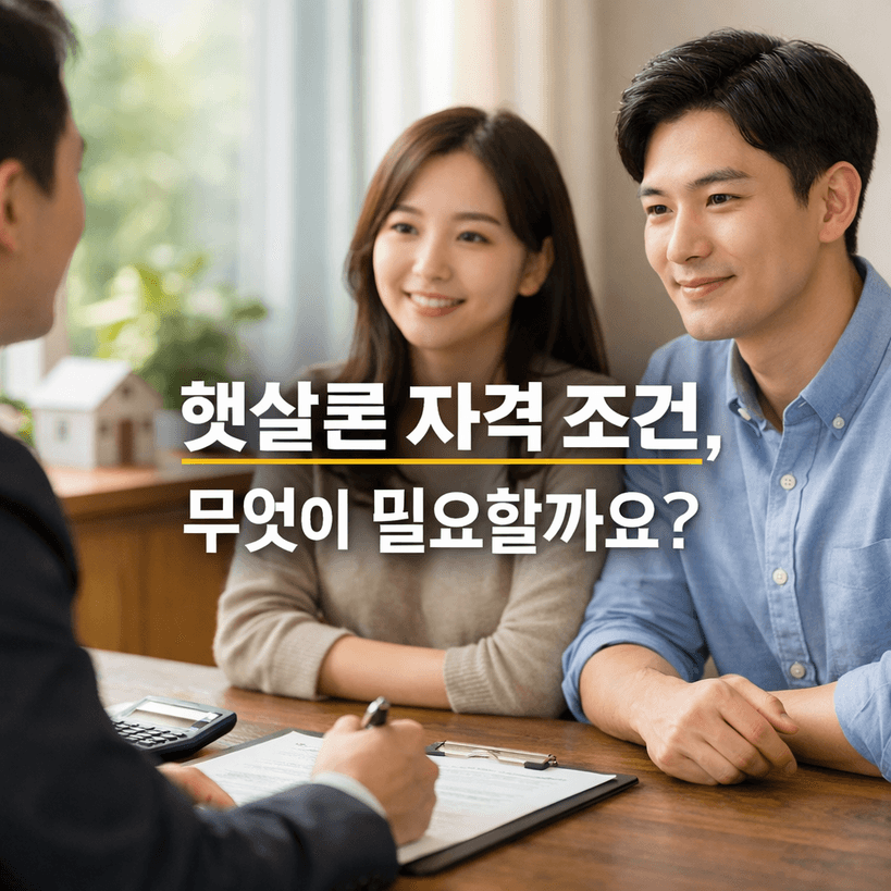 2026년 햇살론 자격 조건 총정리